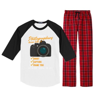 Funny Photographers Funny Photography Cool Gift Raglan Sleeve Pajama Set