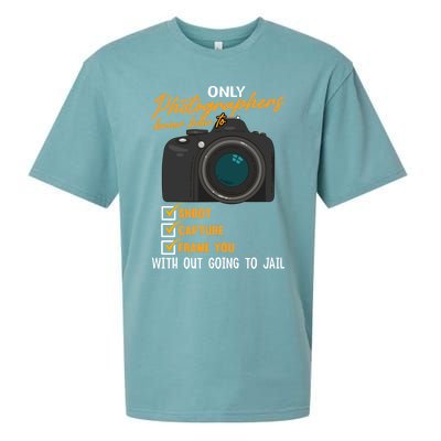 Funny Photographers Funny Photography Cool Gift Sueded Cloud Jersey T-Shirt