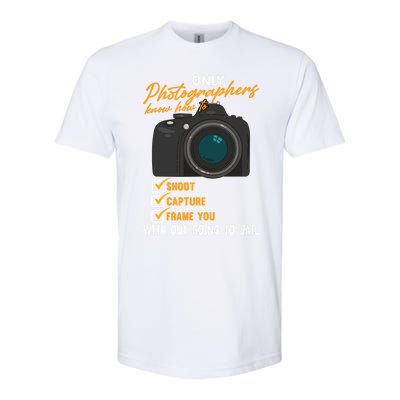 Funny Photographers Funny Photography Cool Gift Softstyle CVC T-Shirt