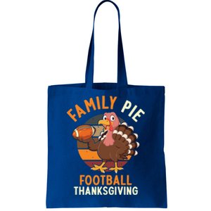 Family Pie Football Thanksgiving Turkey Gift Tote Bag