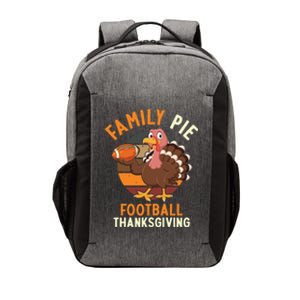 Family Pie Football Thanksgiving Turkey Gift Vector Backpack