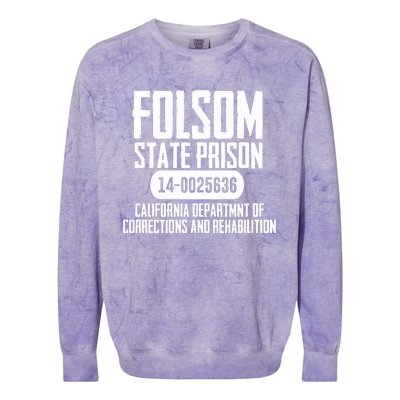 Folsom Prison Colorblast Crewneck Sweatshirt