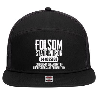 Folsom Prison 7 Panel Mesh Trucker Snapback Hat