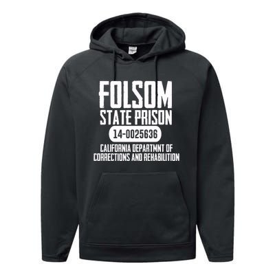 Folsom Prison Performance Fleece Hoodie