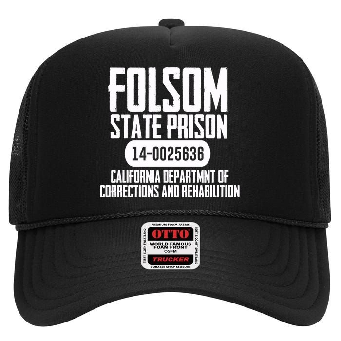 Folsom Prison High Crown Mesh Back Trucker Hat