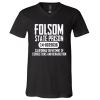 Folsom Prison V-Neck T-Shirt