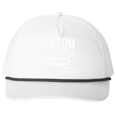 Folsom Prison Snapback Five-Panel Rope Hat