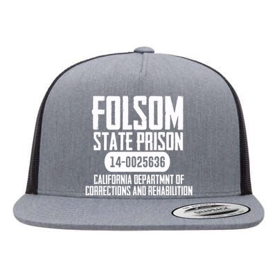 Folsom Prison Flat Bill Trucker Hat