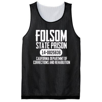 Folsom Prison Mesh Reversible Basketball Jersey Tank