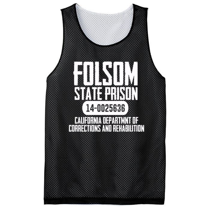 Folsom Prison Mesh Reversible Basketball Jersey Tank