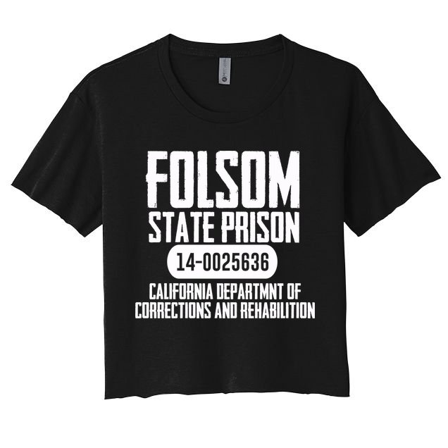 Folsom Prison Women's Crop Top Tee