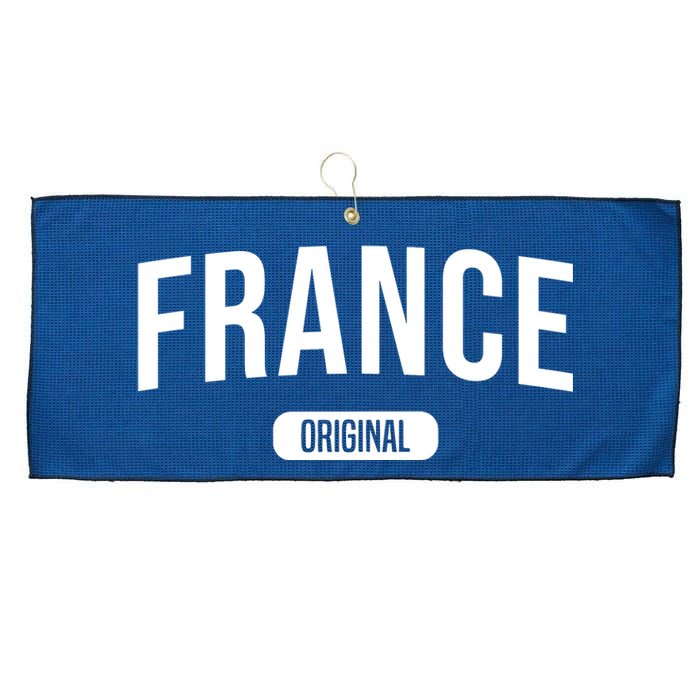 French Pride France Large Microfiber Waffle Golf Towel