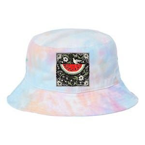 Free Palestine Fruits Watermelon Map Tie Dye Newport Bucket Hat