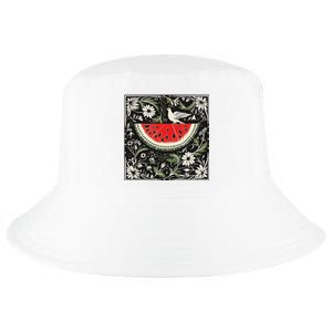 Free Palestine Fruits Watermelon Map Cool Comfort Performance Bucket Hat