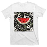 Free Palestine Fruits Watermelon Map T-Shirt