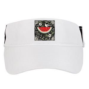 Free Palestine Fruits Watermelon Map Adult Drive Performance Visor