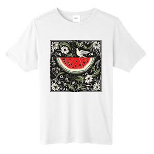 Free Palestine Fruits Watermelon Map Tall Fusion ChromaSoft Performance T-Shirt