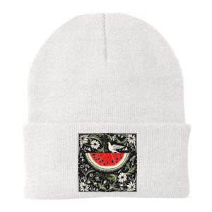 Free Palestine Fruits Watermelon Map Knit Cap Winter Beanie