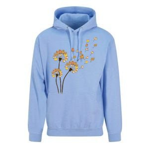 Funny Pomeranian Flower Fly Dandelion Dog Lover Unisex Surf Hoodie