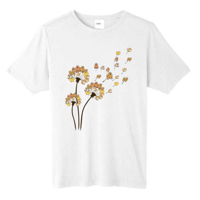 Funny Pomeranian Flower Fly Dandelion Dog Lover Tall Fusion ChromaSoft Performance T-Shirt