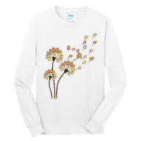 Funny Pomeranian Flower Fly Dandelion Dog Lover Tall Long Sleeve T-Shirt