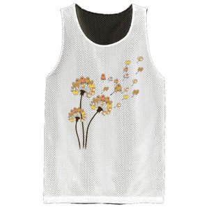 Funny Pomeranian Flower Fly Dandelion Dog Lover Mesh Reversible Basketball Jersey Tank