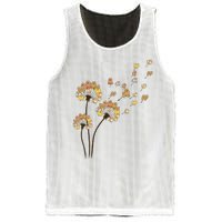 Funny Pomeranian Flower Fly Dandelion Dog Lover Mesh Reversible Basketball Jersey Tank