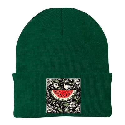 Free Palestine Fruits Watermelon Map Knit Cap Winter Beanie