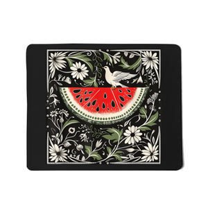 Free Palestine Fruits Watermelon Map Mousepad