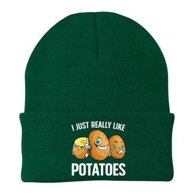 Funny Potato For Potatoes Lover Vegetables Kawaii Knit Cap Winter Beanie