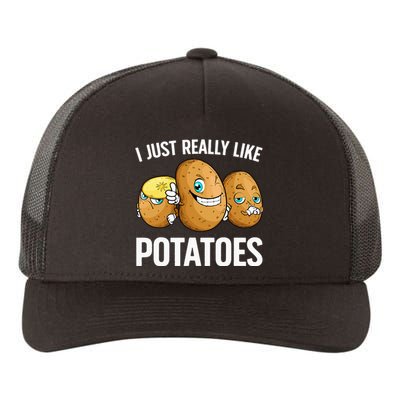 Funny Potato For Potatoes Lover Vegetables Kawaii Yupoong Adult 5-Panel Trucker Hat