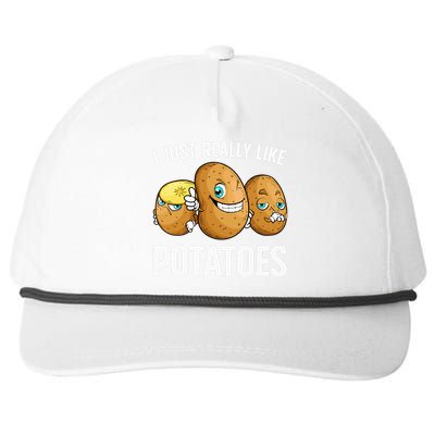 Funny Potato For Potatoes Lover Vegetables Kawaii Snapback Five-Panel Rope Hat