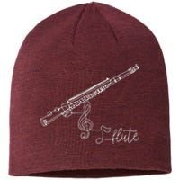 Flute Player Flutist Marching Band Music Lover Musician Sustainable Beanie