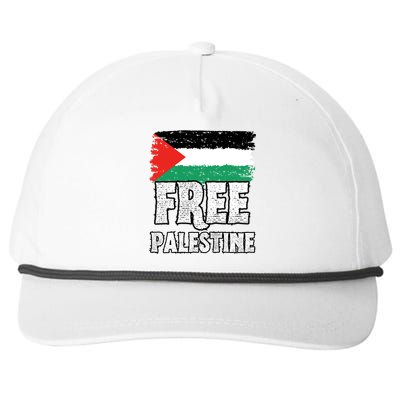 Free Palestine Flag Snapback Five-Panel Rope Hat