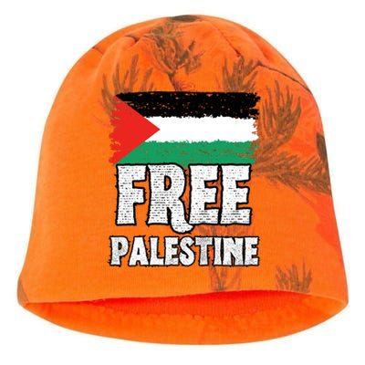 Free Palestine Flag Kati - Camo Knit Beanie