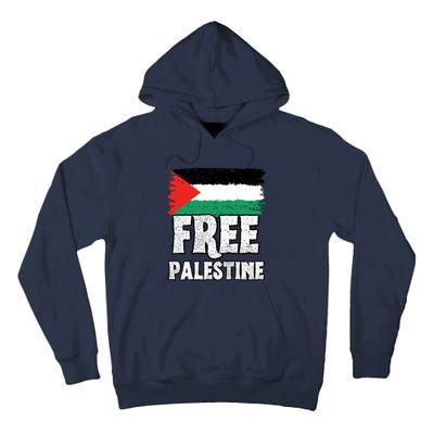 Free Palestine Flag Tall Hoodie