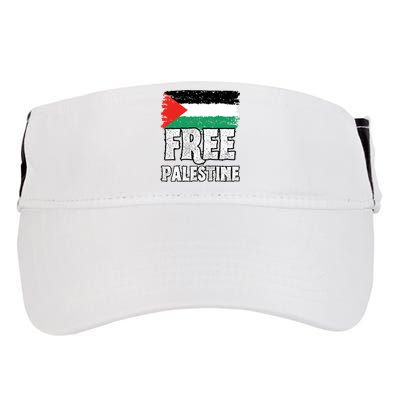 Free Palestine Flag Adult Drive Performance Visor