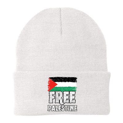 Free Palestine Flag Knit Cap Winter Beanie