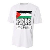 Free Palestine Flag Performance Sprint T-Shirt