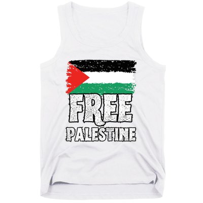 Free Palestine Flag Tank Top