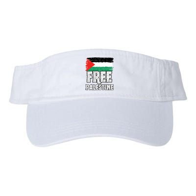 Free Palestine Flag Valucap Bio-Washed Visor