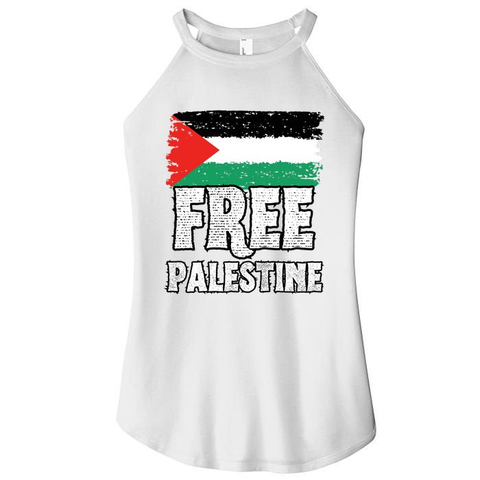 Free Palestine Flag Women's Perfect Tri Rocker Tank