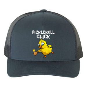 Funny Pickleball For Girls Chick Pickle Ball Sports Yupoong Adult 5-Panel Trucker Hat