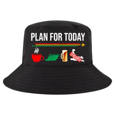 Funny Plan For Day Boating Boat Lovers For Pontoon Captains Gift Cool Comfort Performance Bucket Hat