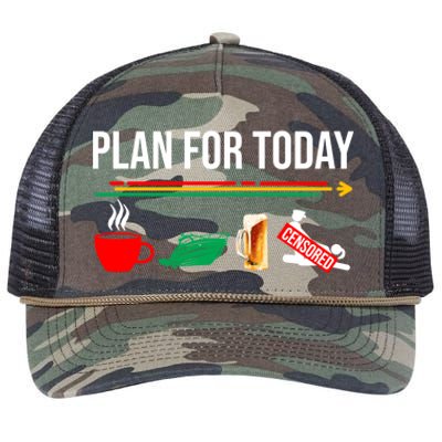 Funny Plan For Day Boating Boat Lovers For Pontoon Captains Gift Retro Rope Trucker Hat Cap