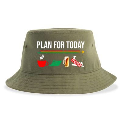 Funny Plan For Day Boating Boat Lovers For Pontoon Captains Gift Sustainable Bucket Hat