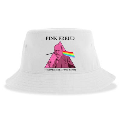 Funny Pink Freud The Dark Side Of Your Mom Sustainable Bucket Hat
