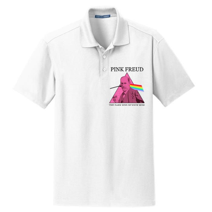 Funny Pink Freud The Dark Side Of Your Mom Dry Zone Grid Polo