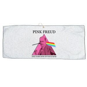 Funny Pink Freud The Dark Side Of Your Mom Large Microfiber Waffle Golf Towel