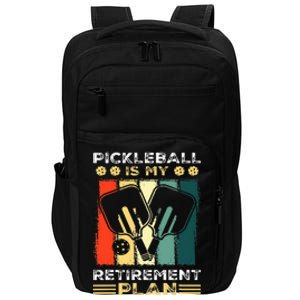 Funny Pickleball for Retirees or Ready to Retire Impact Tech Backpack